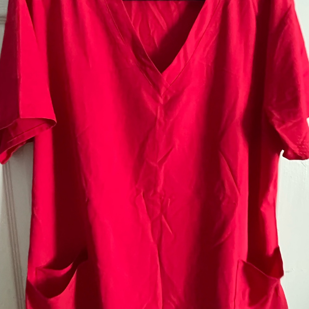 Vibrant Red Women's Top